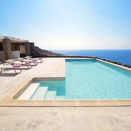 Spectacular Sunset View Villa At Melissaki Ioulis Exteriér fotografie