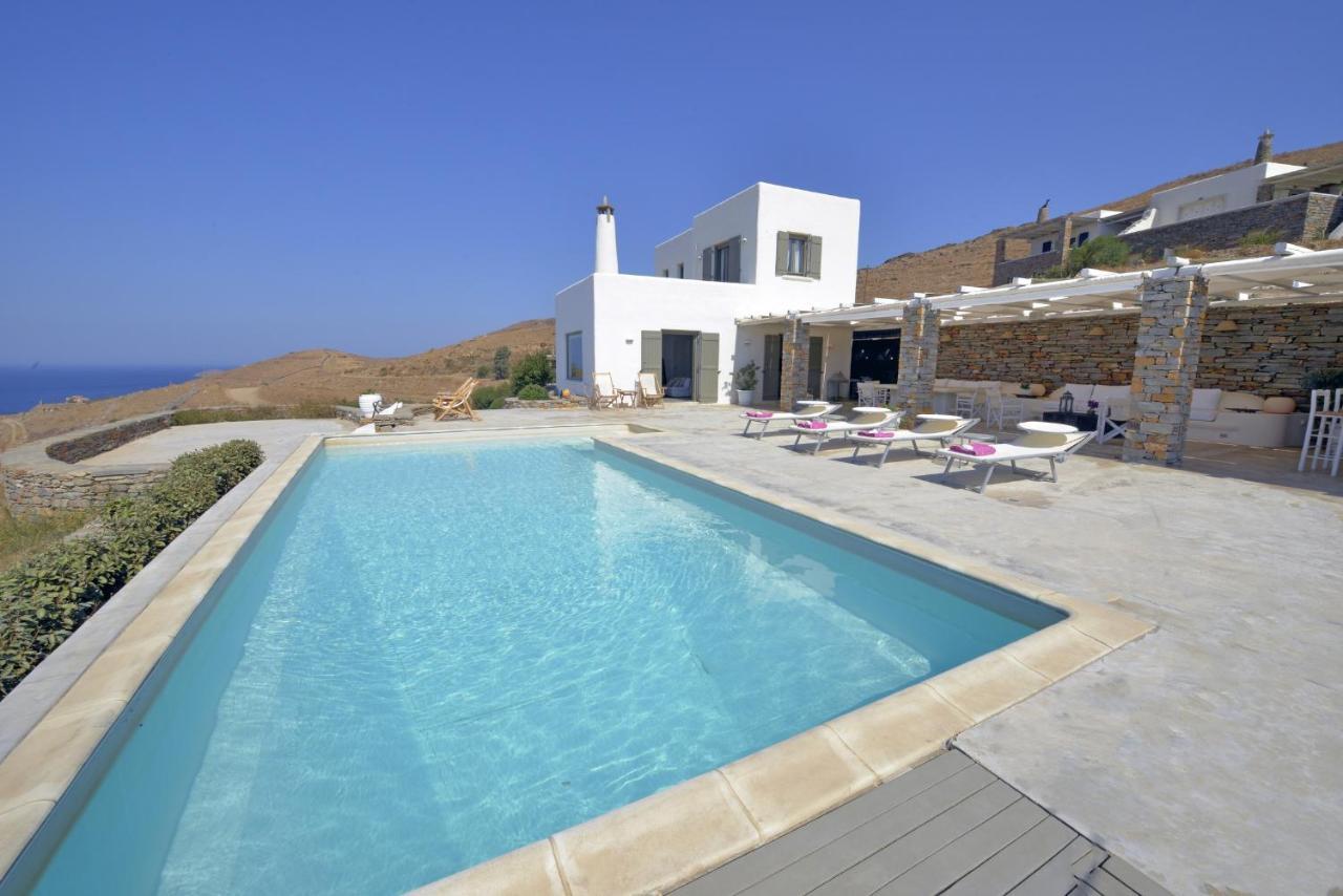 Spectacular Sunset View Villa At Melissaki Ioulis Exteriér fotografie