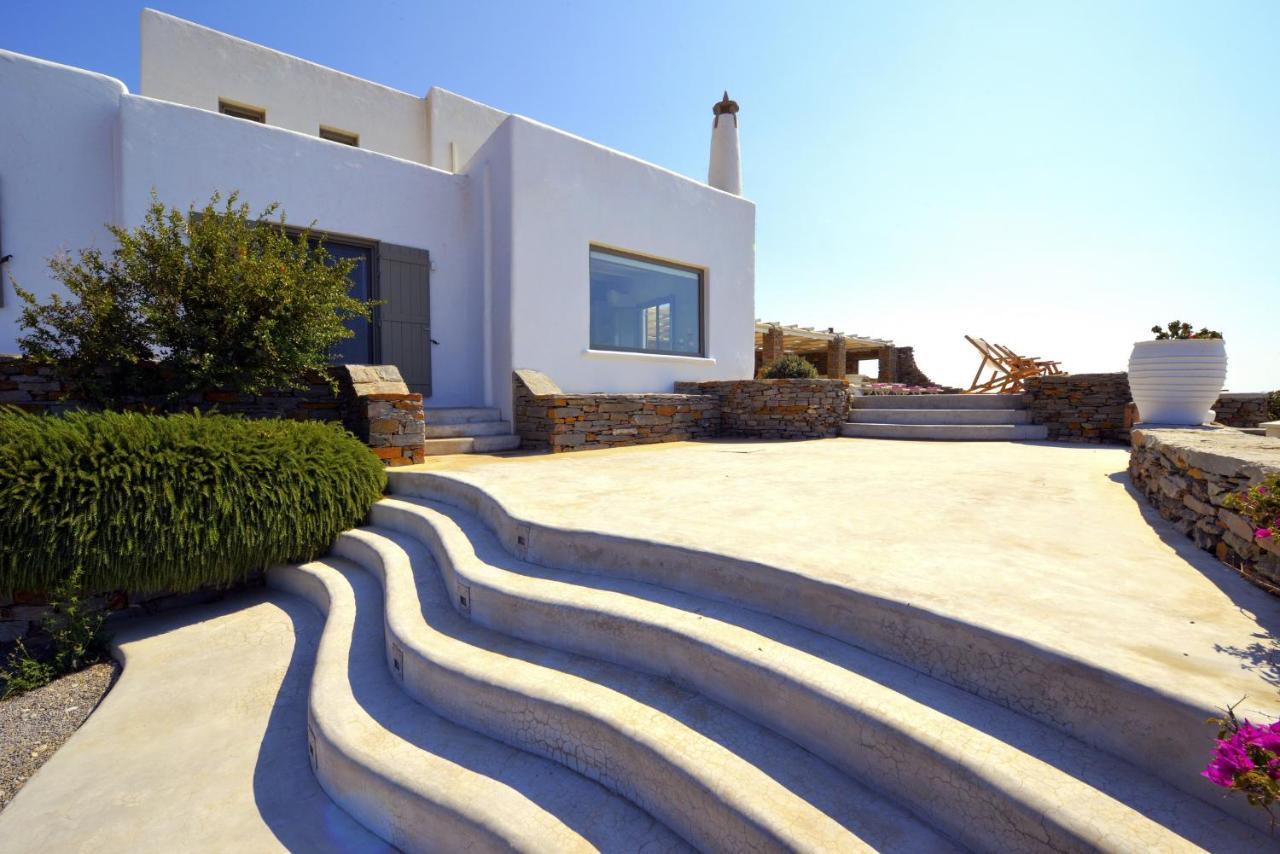 Spectacular Sunset View Villa At Melissaki Ioulis Exteriér fotografie