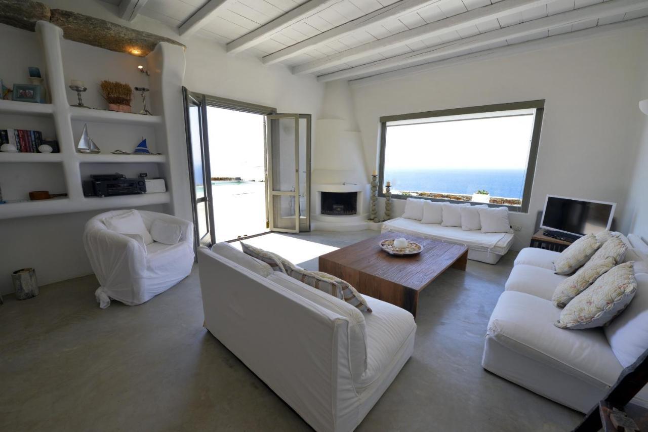 Spectacular Sunset View Villa At Melissaki Ioulis Exteriér fotografie