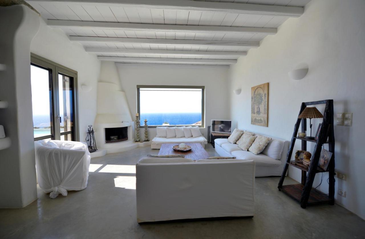 Spectacular Sunset View Villa At Melissaki Ioulis Exteriér fotografie