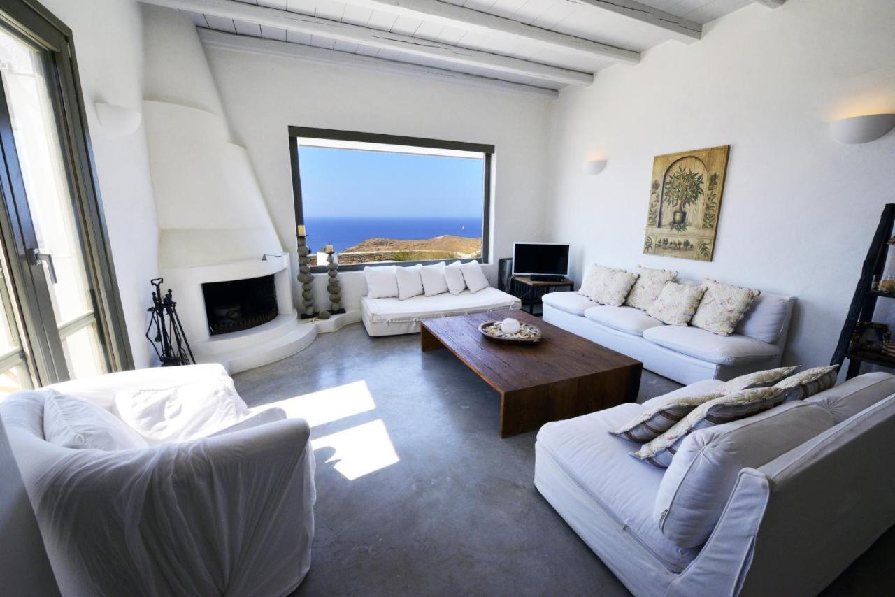 Spectacular Sunset View Villa At Melissaki Ioulis Exteriér fotografie