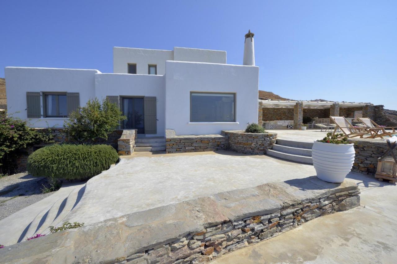 Spectacular Sunset View Villa At Melissaki Ioulis Exteriér fotografie