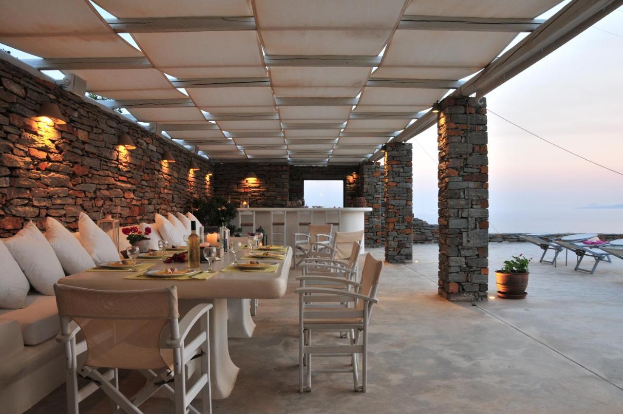 Spectacular Sunset View Villa At Melissaki Ioulis Exteriér fotografie